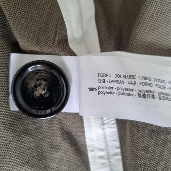 NWOT - Zara Man Trench Coat Size M - Picture 10 of 13